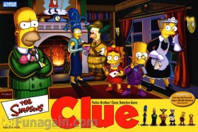 Simpsons Clue board game